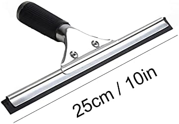 Black 25cm 10in Non-Slip Handle Window Squeegee - Image 2