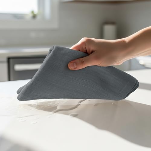 Utopia Kitchen Light Grey Flour Sack Towels100% Cotton - Image 6