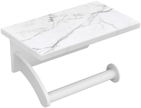 FORIOUS Natural Marble Toilet Paper Holder by FORIOUS