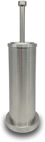 Brushed Nickel Toilet Bowl Brush by IndecorHome