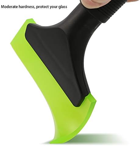 FOSHIO Small Squeegee with 5 Inch Green Rubber Blade Mini Wiper Window Tinting - Image 5