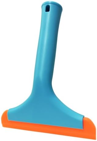 Small Silicone Window Squeegee, 5.9 Inch Vehicle Cleaning Scraper Water Wiper by Pxobiug