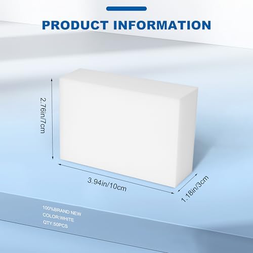 Extra-Thick Melamine Sponge Erasers, 3.94 x 2.76 x 1.18 in - Image 5