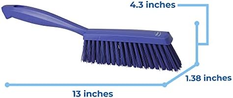 Vikan 45898 Bench Cleaning Brush, Polypropylene/Polyester Medium Bristle - Image 3