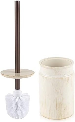 Rustic Luxe Toilet Brush and Holder Set by CreativeScents