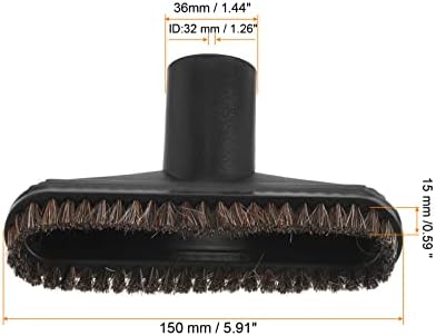PATIKIL Vacuum Cleaner Hose Brush Attachment, 2 Pack 32mm 1-1/4 Inch Rectangle - Image 2