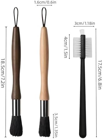 3-Pack Coffee Machine Cleaning Brush, Grinder Cleaning Accessories - Image 2