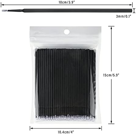 G2PLUS Micro Cotton Swabs 500PCS Disposable Eyelash Extension Applicators - Image 2