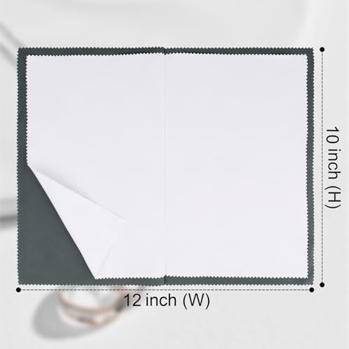 2PC X-Large 12x10'' Double Layer Jewelry Polishing & Buff Cloths - Image 4