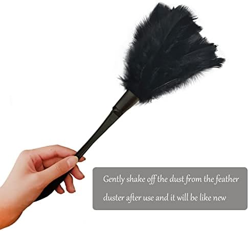 14 Inch Turkey Feather Duster – Lightweight Cleaning Brush - Image 3