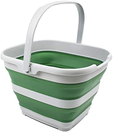 SAMMART 10L Collapsible Rectangular Handy Basket/Bucket by SAMMART