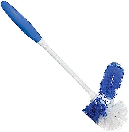 LOLA Classic Toilet Brush w/Under-The-Rim Scrubber by LolaProducts