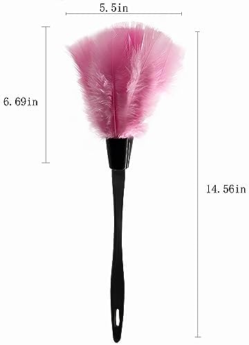 14 Inch Turkey Feather Duster – Lightweight Cleaning Brush - Image 2