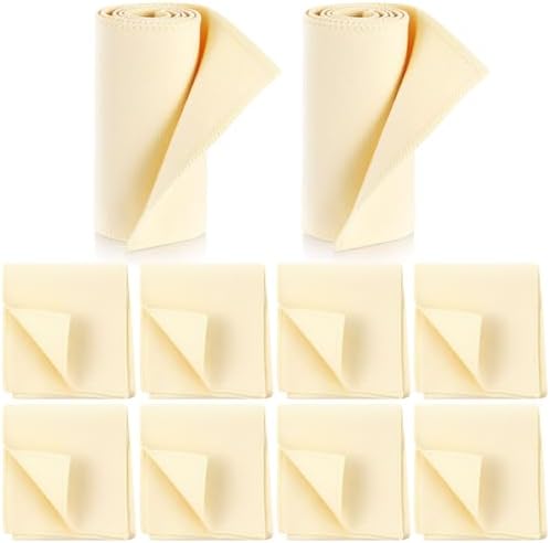 10 Pcs Shine Shoes Cloth Kit Polish Dauber Applicators Cleaning Leather Shoes by ZJoey