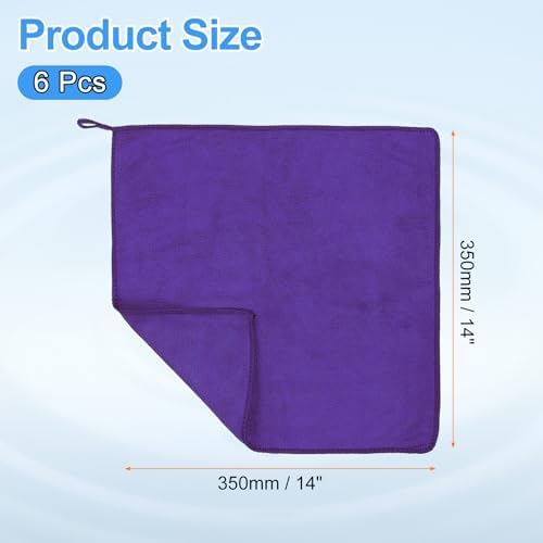 HARFINGTON 6 Pack Microfiber Cleaning Cloth - Image 2