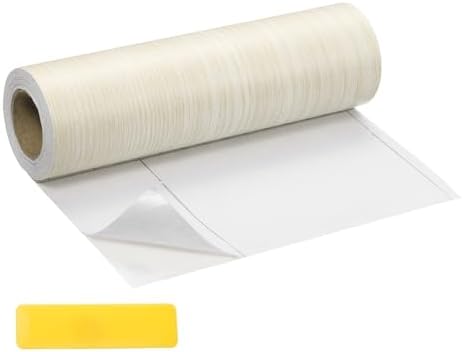 uxcell Wood Tape, 6 Inch x 16ft Self-Adhesive Wood Grain Repair Tape Patch by uxcell