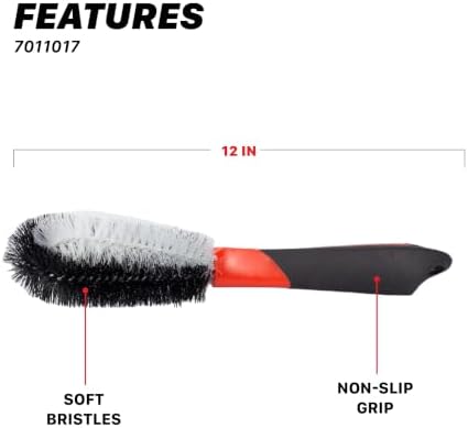 Maxshine Universal 360° Car Engine Cleaning Brush –12” Long Soft Bristle Detail - Image 2