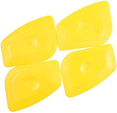 Small Handy Plastic Scraper Hard Sharp Card Round Edge - Image 3