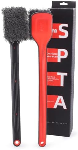 Fender Well Brush, Stiff Synthetic Bristles, Ergonomic Design Handle, Scrub - Image 2