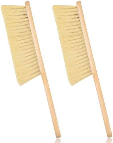 2 Pieces Woooden Dust Brush Hand Broom Bench Brush by Dazzhues