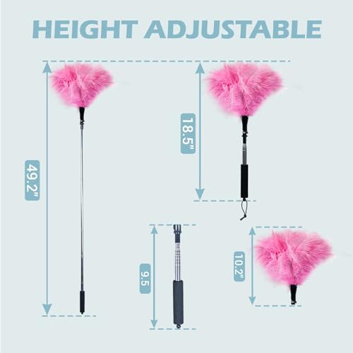 Feather Duster Extendable 22–47 Inch, Long Handle Duster - Image 4
