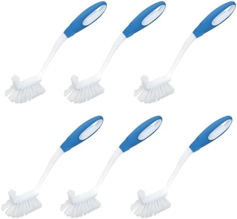 LOLA Pro Utility All Purpose Kitchen Cleaning Brush, 6 Pack, Durable Bristles by LolaProducts