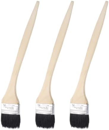 uxcell 3pcs Bent Radiator Paint Brush 2.5" Width Curved Wall Paint Soft Bristle by uxcell