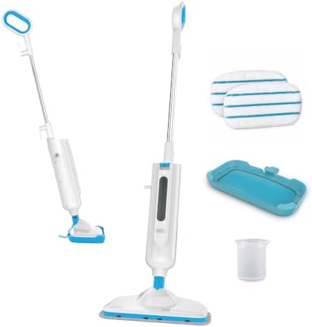 BLACK+DECKER 1300W Steam Mop for Hardwood, Tile & Laminate Floors, 2 Washable by Unknown