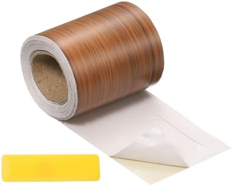 uxcell Wood Tape, 2 Inch x 16ft Self-Adhesive Wood Grain Repair Tape Patch by uxcell