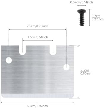 3Pcs Replacement Blades Fit for Bambu Lab Scraper, SK5 Steel Scraper Tip Blade - Image 2