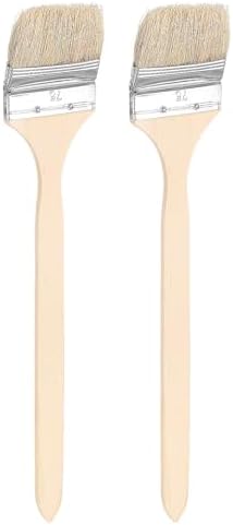 HARFINGTON 2pcs Bent Radiator Paint Brush 3" Width Curved Wall Paint Soft by HARFINGTON