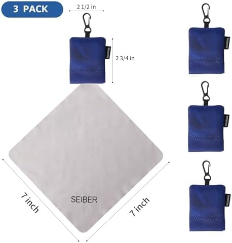 SEIBER Microfiber Eyeglass Cleaning Cloth - Image 3