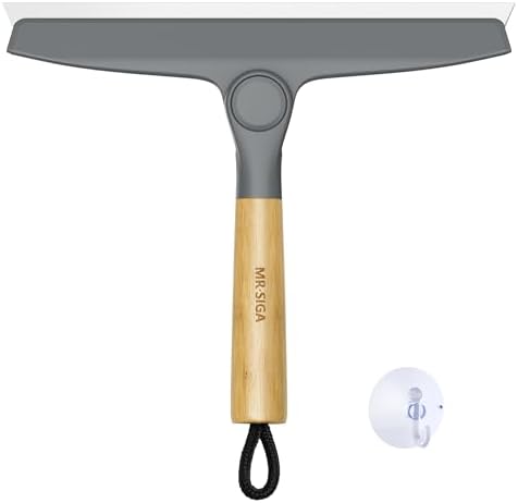 MR.SIGA Silicone Squeegee for Shower Door, 10 inch by MRSIGA