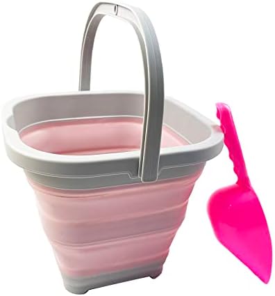 SAMMART Collapsible Rectangular Cleaning Bucket 5L- Foldable Camping Beach Sand - Image 6