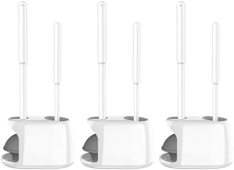 SetSail 3 Packs Toilet Brush and Plunger Set by SetSail