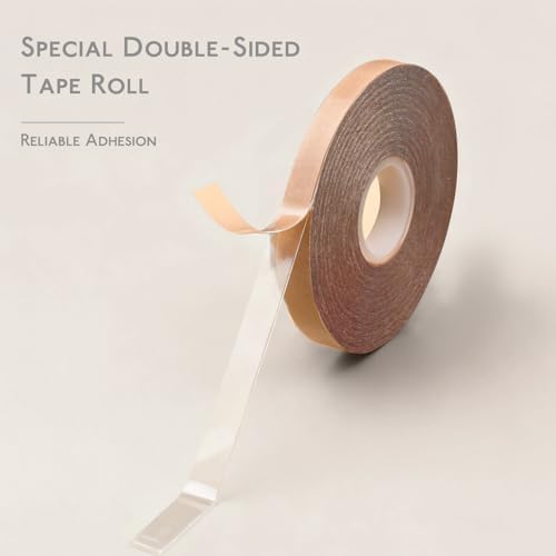 WENNALIFE Hair Extension Tape Roll Double Sided, Transparent Tape - Image 3
