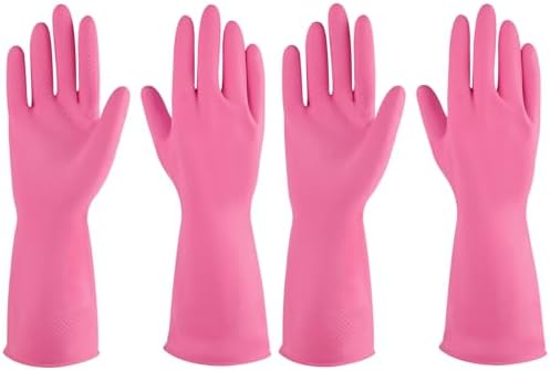 Rubber gloves dishwashing 2 or 4 Pairs by IUCGE