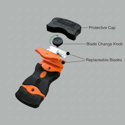 Mister Rui 2Pack Dual-Head Scraper, 50 Blades, Screw-On Safe - Image 5