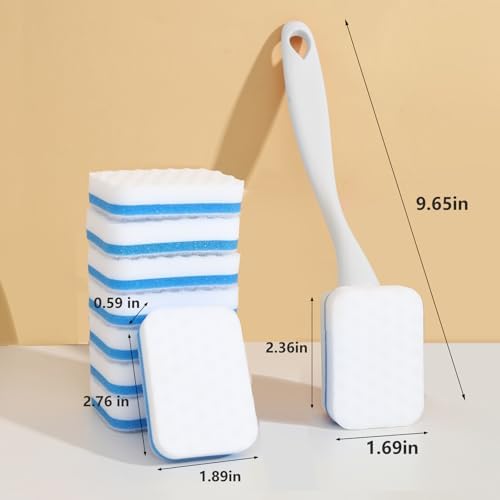 Magic Sponge Eraser Brush, 20 Replacement Pads - Image 5
