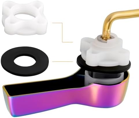 Hibbent Universal Metal Front Mount Toilet Handle Replacement Kit - Image 4