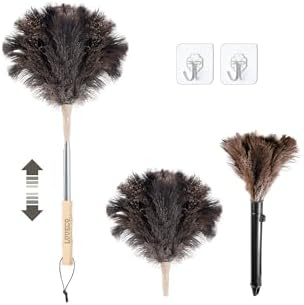 Ostrich Feather Dusters for Cleaning Kit by LOVECO
