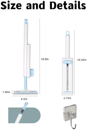 Self-Squeezing Mini mop Hand-Free Small Sponge Cleaning mop Suitable - Image 3