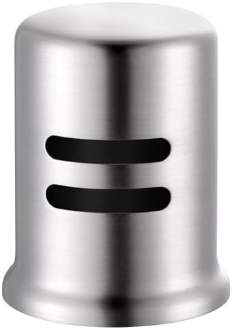 Dishwasher Air Gap Cover for Kitchen, Solid Brass Air Gap Cap by ALEASHA