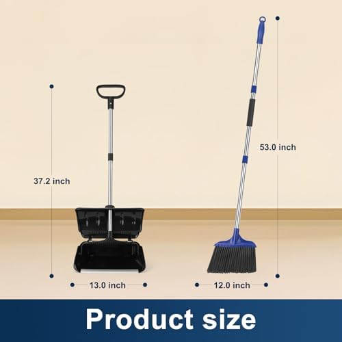 Kefanta Outdoor Heavy Duty 2 Brooms and Dustpan Set - Image 6