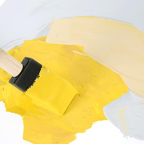 Mister Rui 50-Pack 1 Inch Sponge Paint Brushes - Image 3