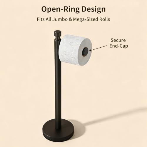 YUMORE Toilet Paper Holder Stand - Image 6