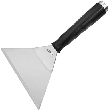 CHILI TOOLS 7" Bent Stainless Steel Chisel Pole Scraper, Overhead Paint Scraper by CHILI