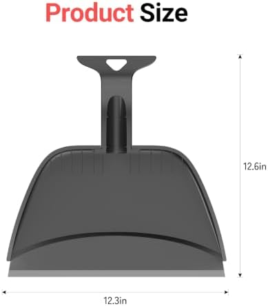 SetSail Step-on Dustpan with Rubber Lip 12-inch Wide Large Dustpan 2 Pack - Image 2