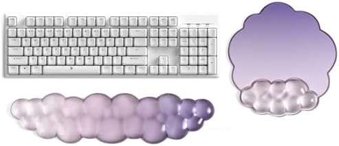 2 in 1 Gel Cloud Wrist Rest Set by Sumgsn