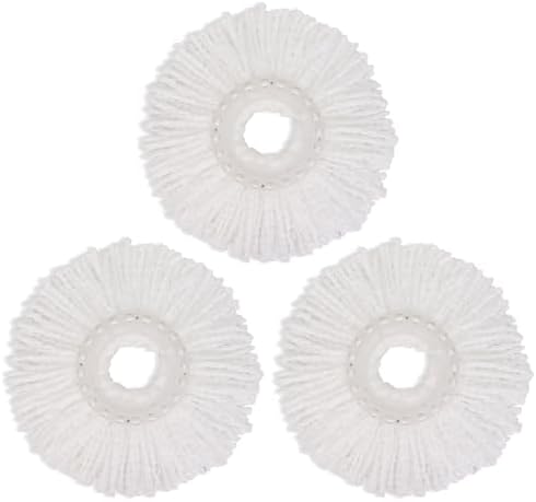 Spin Mop Replacement Heads, 6.3 Inch Microfiber Mop Refills Compatible by Sgizoku